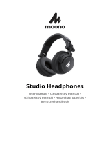 MAONO AU-MH601 Studio Headphones Používateľská príručka