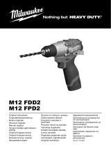 Milwaukee M12 FDD2 Cordless Drill Driver Používateľská príručka