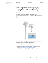 Endres+Hauser KA Liquiphant FTL63 Density Short Instruction