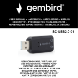 Gembird SC-USB2.0-01 Návod na obsluhu