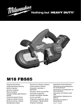 Milwaukee M18 FBS85 Compact Band Saw Používateľská príručka