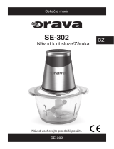 Orava SE-302 Používateľská príručka