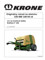 Krone BA Bellima F 130 Návod na používanie