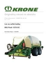 Krone BA BiG Pack 1270 XC Návod na používanie