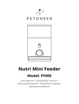 Petoneer PF005 Nutri Mini Feeder Používateľská príručka