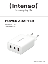 Intenso Power Adapter W65ACC GaN Návod na obsluhu