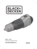BLACK+DECKER MTHD5 Používateľská príručka
