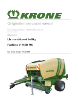 Krone BA Fortima V 1500 MC (RP601-31) Návod na používanie