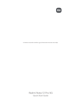 Mi Redmi Note 12 Pro 5G Stručná príručka spustenia