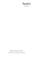 Mi Redmi Note 10 5G Používateľská príručka