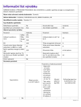 Dometic Drawbar 5S - Product Information Sheet Informácie o produkte