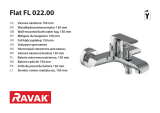 RAVAK Flat wall-mounted bath tap Návod na inštaláciu