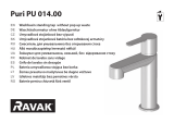 RAVAK Puri standing washbasin taps Návod na inštaláciu