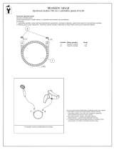RAVAK Shower hose made from durable plastic Návod na inštaláciu