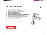 RAVAK 10° Free washbasin standing mixer tap Návod na inštaláciu