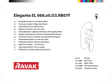 RAVAK Eleganta EL 068.00 concealed faucet Návod na inštaláciu