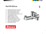 RAVAK Puri wall-mounted bath tap Návod na inštaláciu