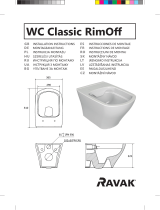 RAVAK WC Classic RimOff Návod na inštaláciu