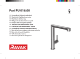 RAVAK Puri standing washbasin/sink tap Návod na inštaláciu