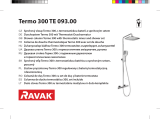 RAVAK Termo 300 shower pillar Návod na inštaláciu