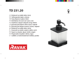 RAVAK Soap dispenser Návod na inštaláciu