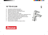 RAVAK 10° washbasin standing mixer tap Návod na inštaláciu