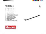 RAVAK Towel holder, 63 cm Návod na inštaláciu