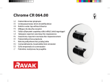 RAVAK Chrome thermostatic built-in tap Návod na inštaláciu