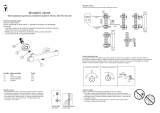 RAVAK Termo 300 thermostatic wall-mounted shower tap Návod na inštaláciu