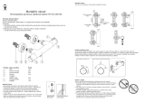 RAVAK Thermostatic wall-mounted shower tap, TE 072.00/150 Návod na inštaláciu