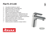 RAVAK Flat standing washbasin tap Návod na inštaláciu