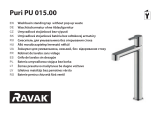 RAVAK Puri standing washbasin taps high Návod na inštaláciu