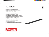 RAVAK 10° double towel holder Návod na inštaláciu