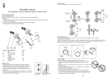 RAVAK Thermostatic wall-mounted bathtub tap, TE 082.00/150 Návod na inštaláciu