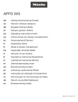 Miele APFD 203 Používateľská príručka