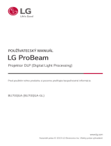 LG BU70QGA Užívateľská príručka