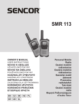 Sencor SMR 113 Používateľská príručka