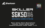 Sharkoon SKILLER SGK50 S4 Barebone ANSI White Používateľská príručka