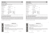 Sencor SEC 255/8 Používateľská príručka