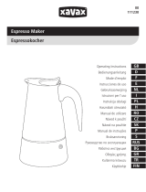 Xavax Stainless Steel Espresso Maker Používateľská príručka