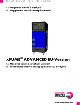 Abicor Binzel Fume Extraction System xFUME® ADVANCED Návod na používanie