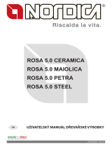 La Nordica-Extraflame Rosa 5.0 - Ceramica  Používateľská príručka