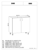 Gała Meble K01-D80S3 Návod na obsluhu