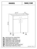 Gała Meble K01-D60S1 Návod na obsluhu