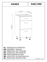 Gała Meble K01-D40S3-2 Návod na obsluhu