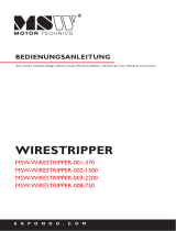 MSW MSW-WIRESTRIPPER-008-750 Návod na obsluhu