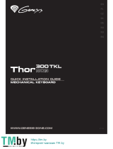 Genesis Thor300TKL Návod na inštaláciu
