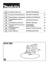 Makita DGP180 Návod na inštaláciu