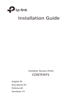 TP-LINK tp-link EAP110 Outdoor Access Point Návod na inštaláciu