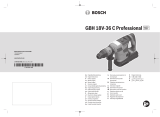 Bosch GBH 18V-36 C Používateľská príručka